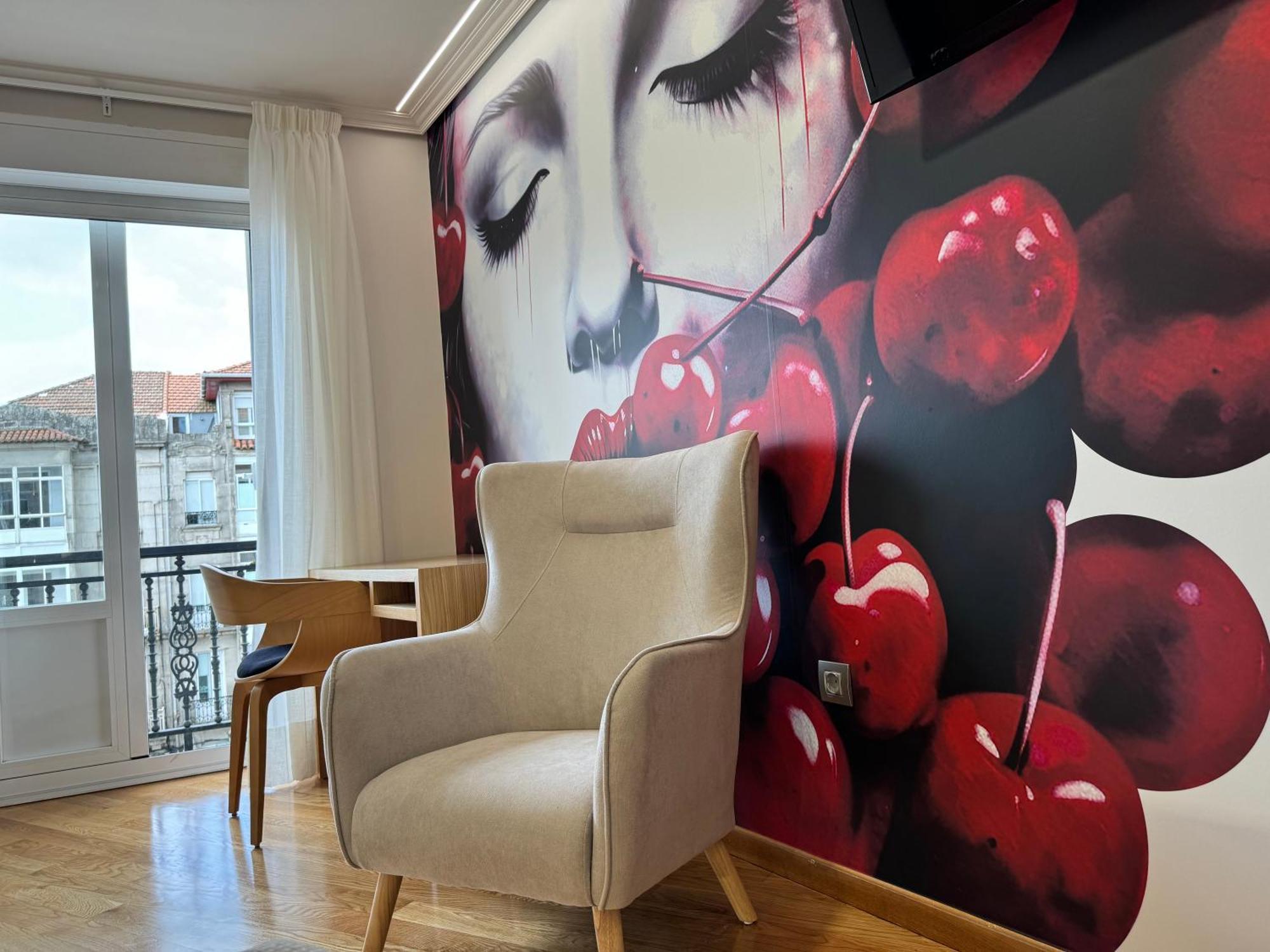 Hotel Lino Vigo Bagian luar foto